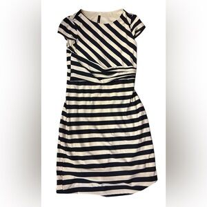 Striped Black and White Dress